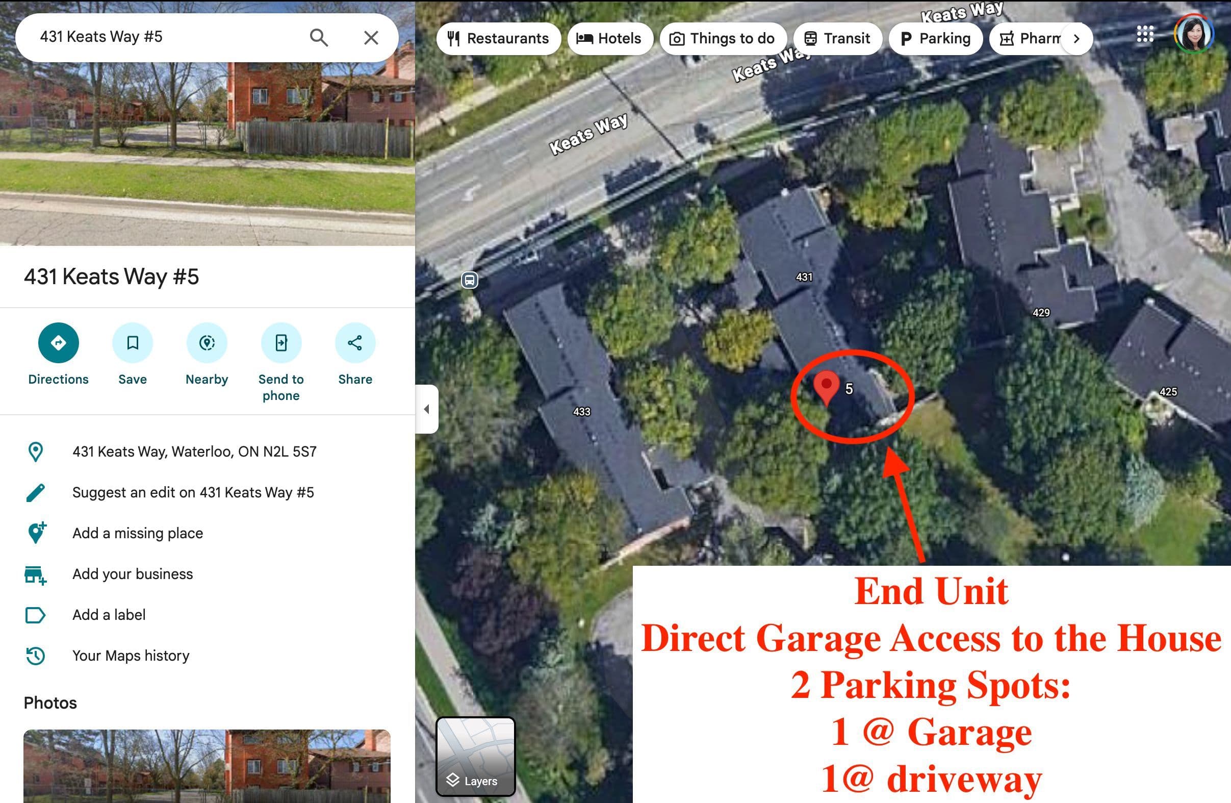 431 Keats Way 5, Waterloo, ON N2L 5S7