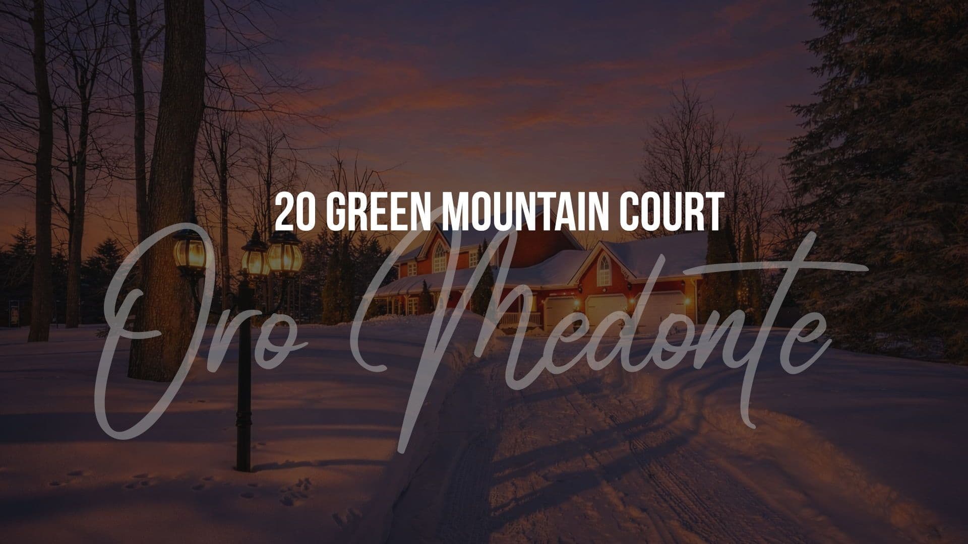 20 Green Mountain Court, Oro-Medonte, ON L0L 2L0
