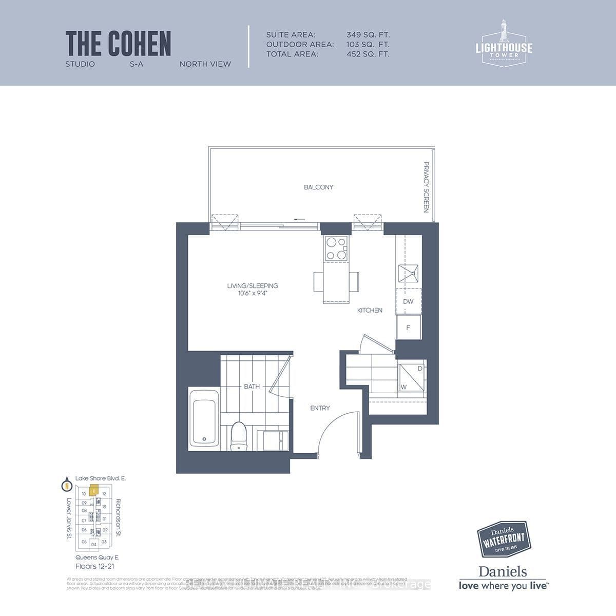 15 Lower Jarvis Street 1911, Toronto C08, ON M5E 0C4