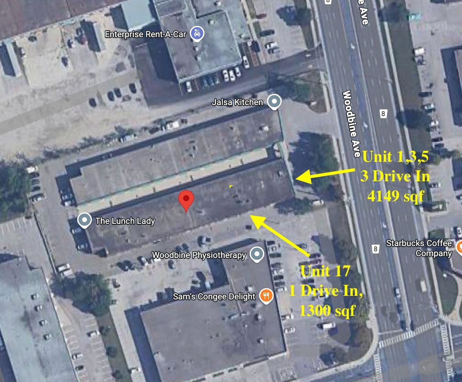 7370 Woodbine Avenue Unit 1,3,5 & 17, Markham, ON L3R 1A5