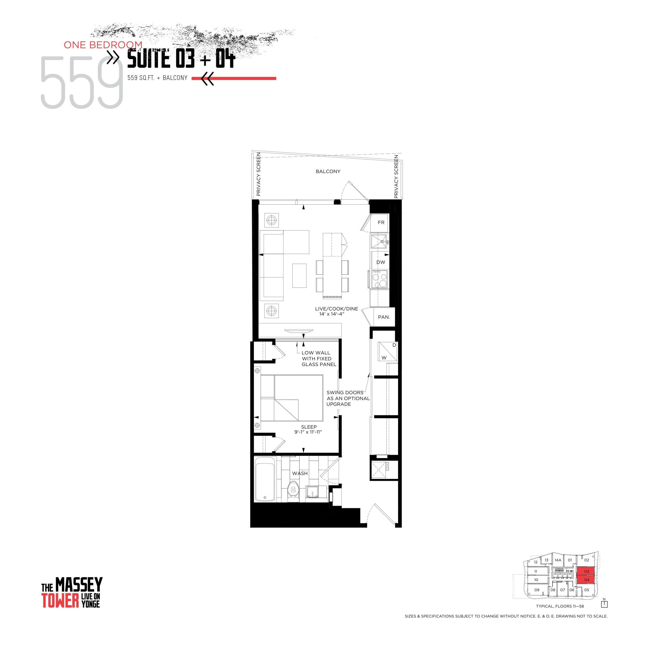 197 Yonge Street 3403, Toronto C08, ON M5B 1M4