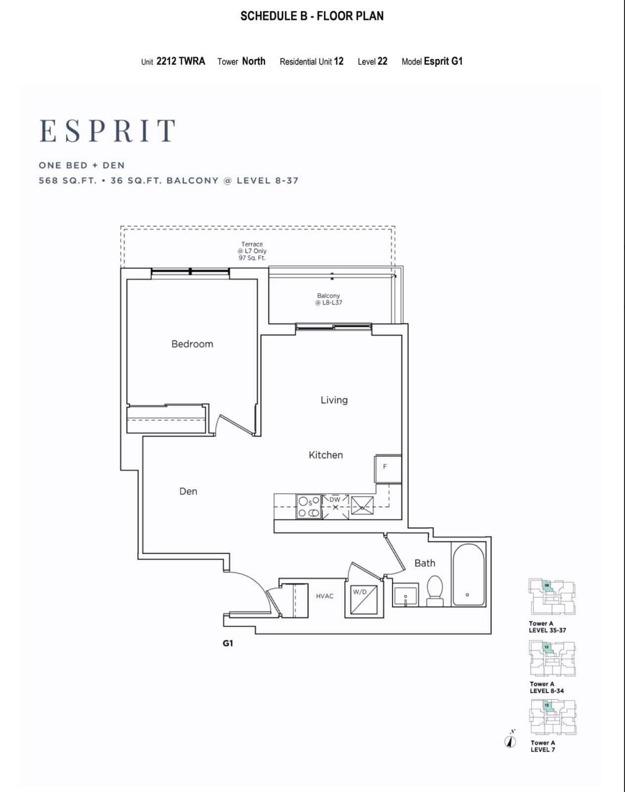 2851 Highway 7 N/A 2212, Vaughan, ON L4K 1W2