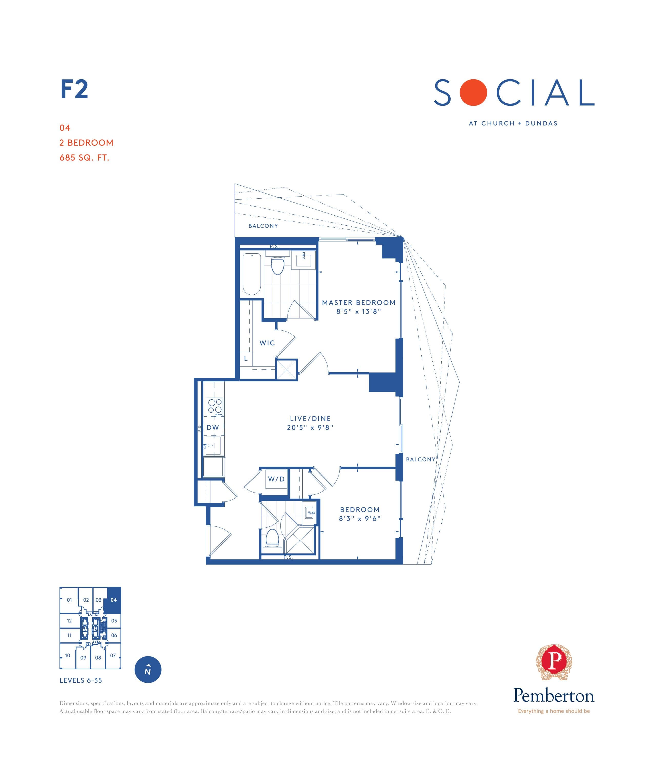 100 Dalhousie Street 1804, Toronto C08, ON M5B 0C7