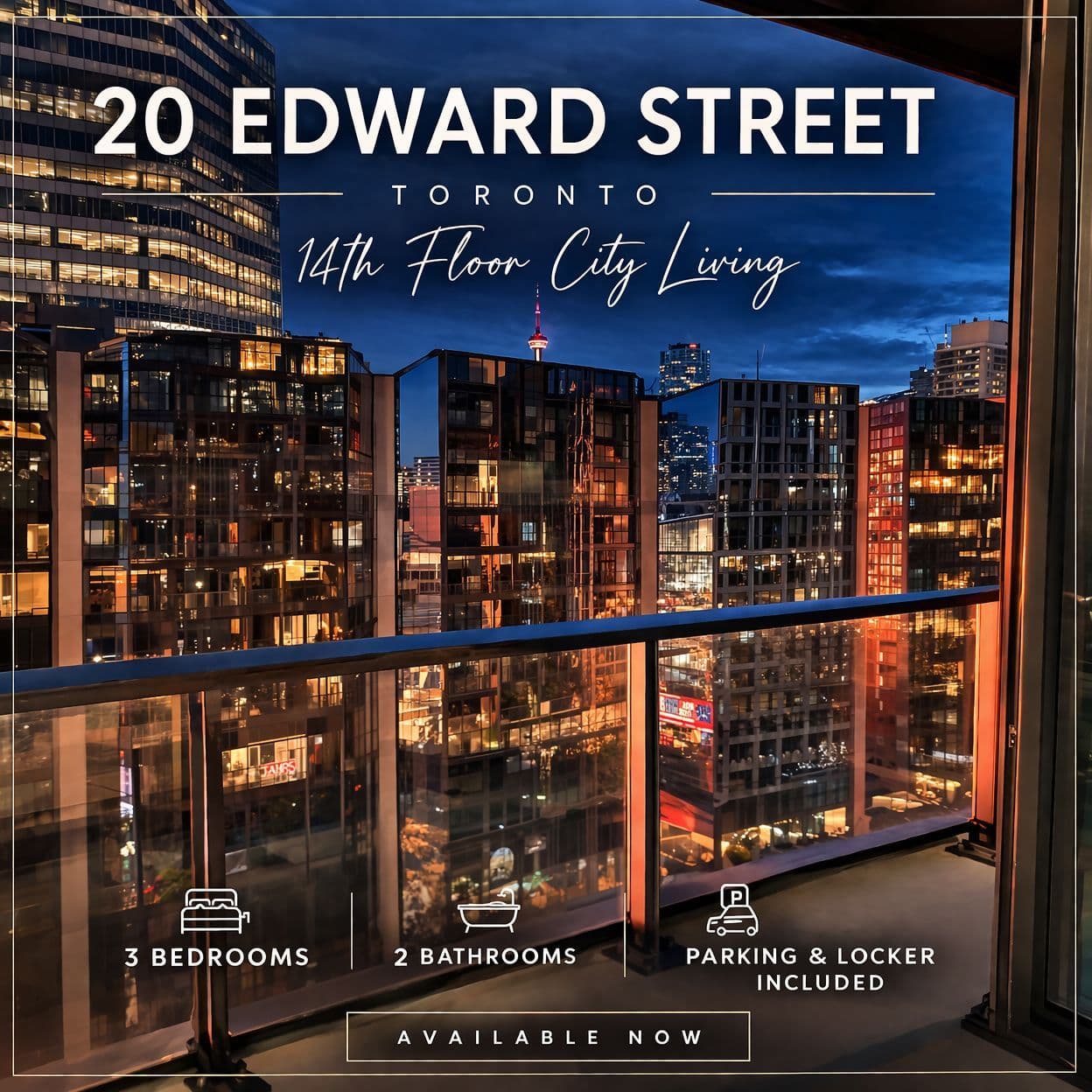 20 EDWARD Street 1403, Toronto C01, ON M5G 0C5