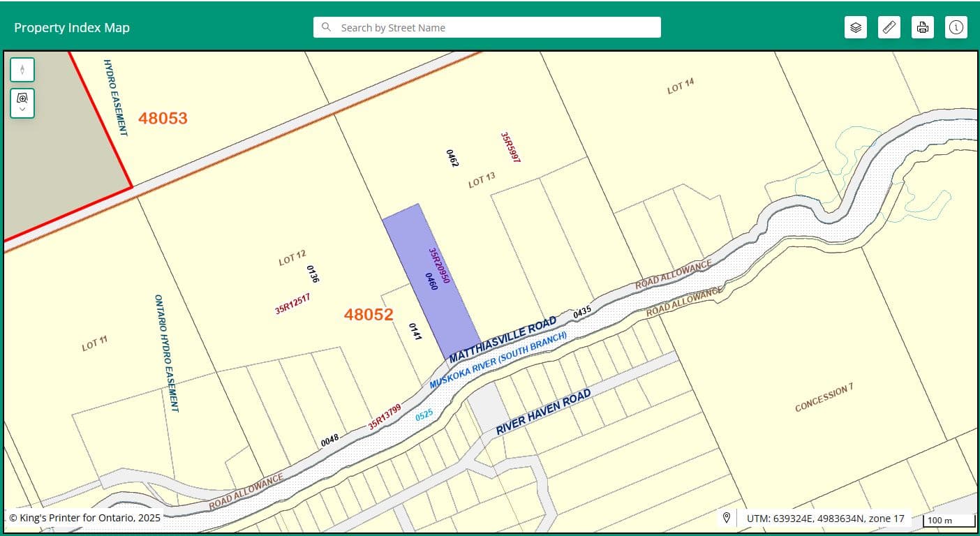 1260 Mathiasville Road, Bracebridge, ON P1L 1X1