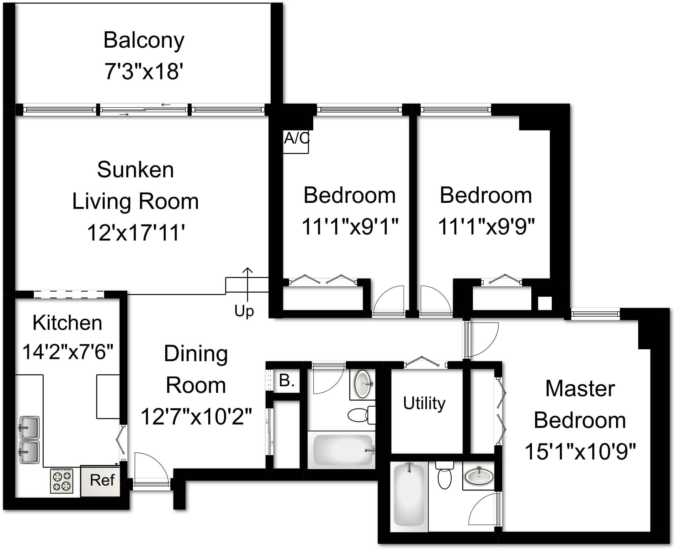 270 Scarlett Road 1110, Toronto W03, ON M6N 4X7