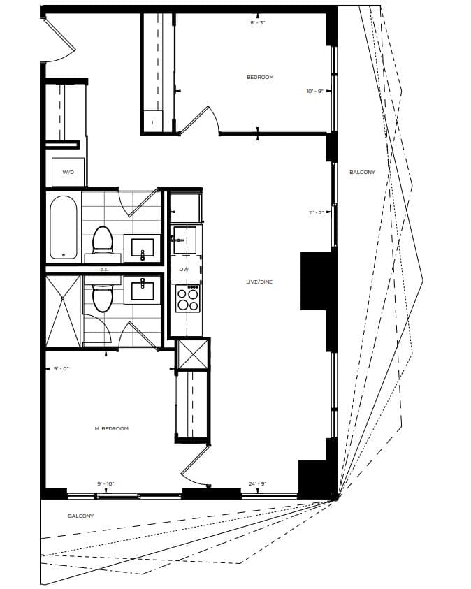 100 Dalhousie Street 3107, Toronto C08, ON M5B 0C7