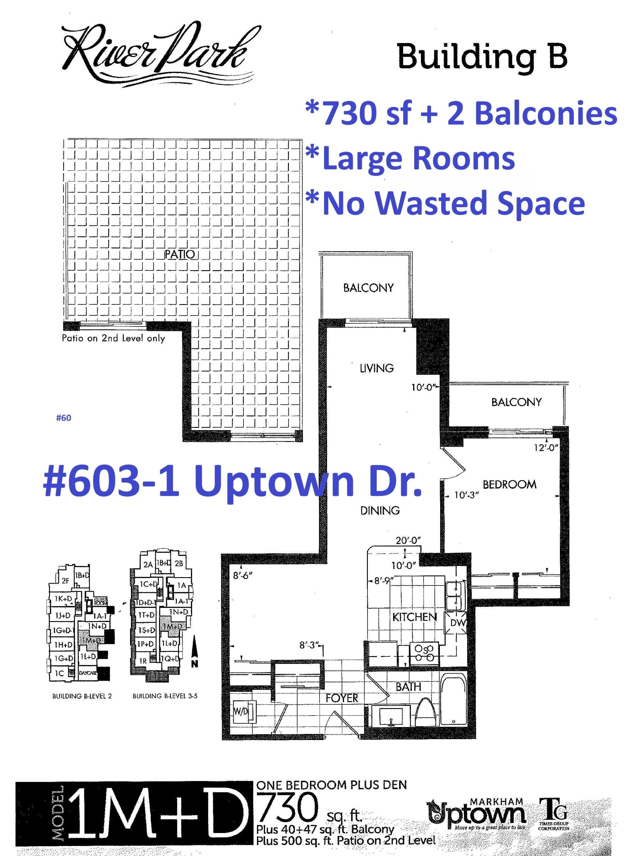 1 Uptown Drive 603, Markham, ON L3R 5C1