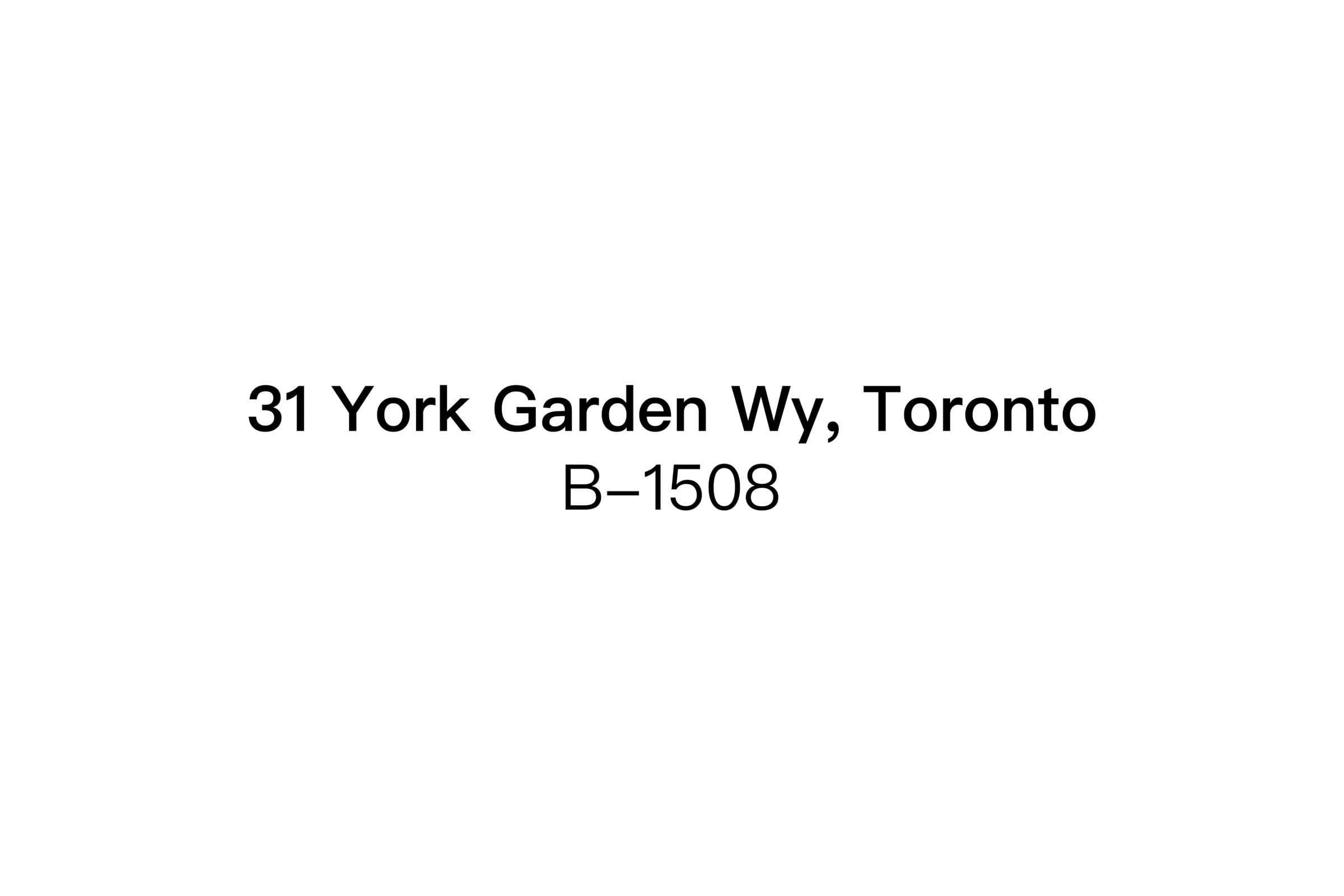 31 York Garden Way 808, Toronto W04, ON M6A 2V1