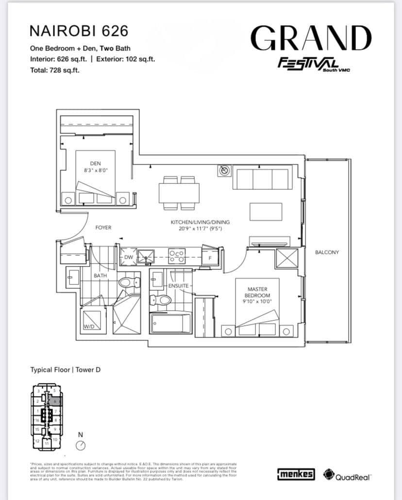 28 Interchange Way 1506, Vaughan, ON L4K 0P8