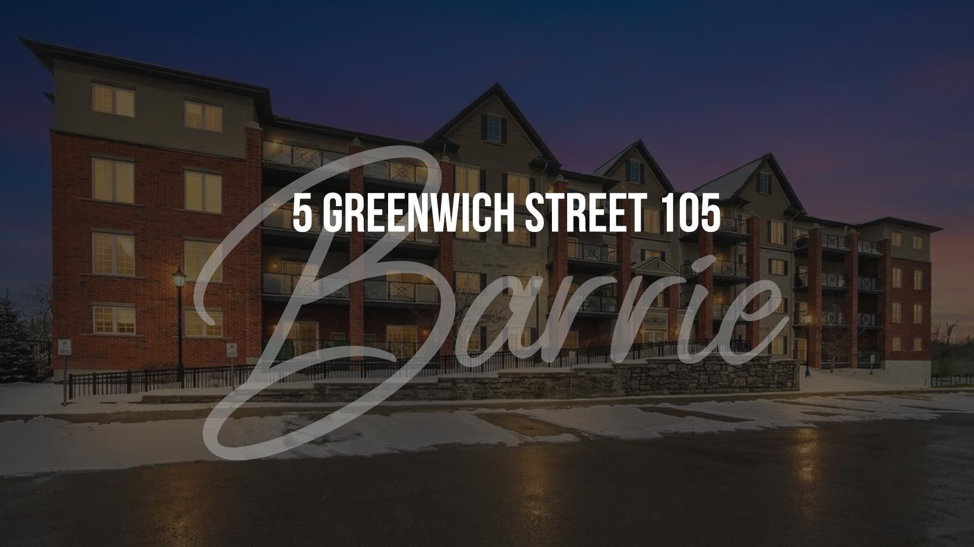 5 Greenwich Street 105, Barrie, ON L4N 7Y8