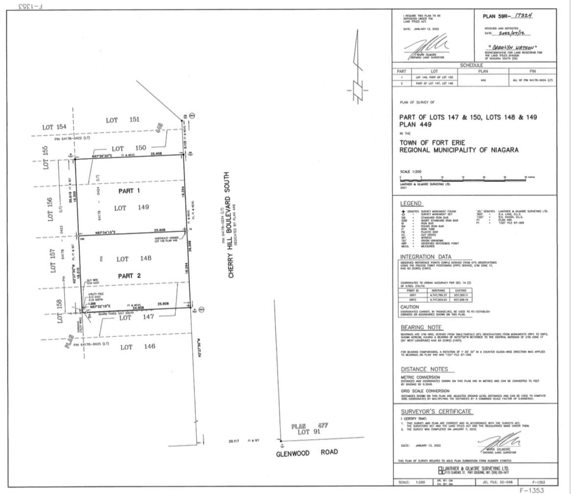 313 CHERRYHILL Boulevard S Lot 1, Fort Erie, ON L0S 1B0