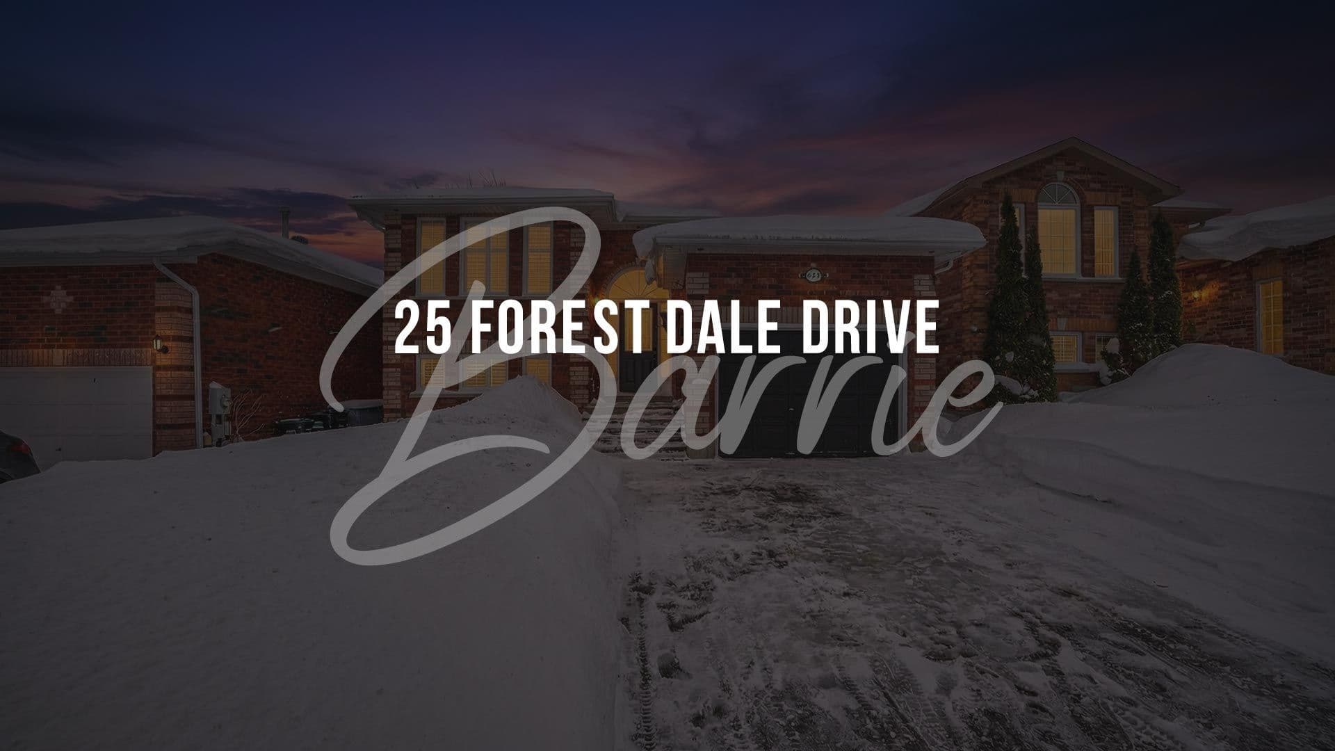 25 Forest Dale Drive, Barrie, ON L4M 6M7